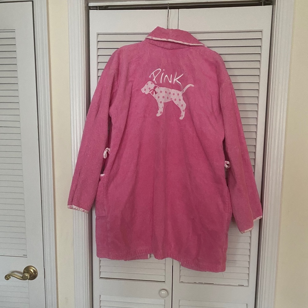 Victoria Secret PINK terry cloth robe